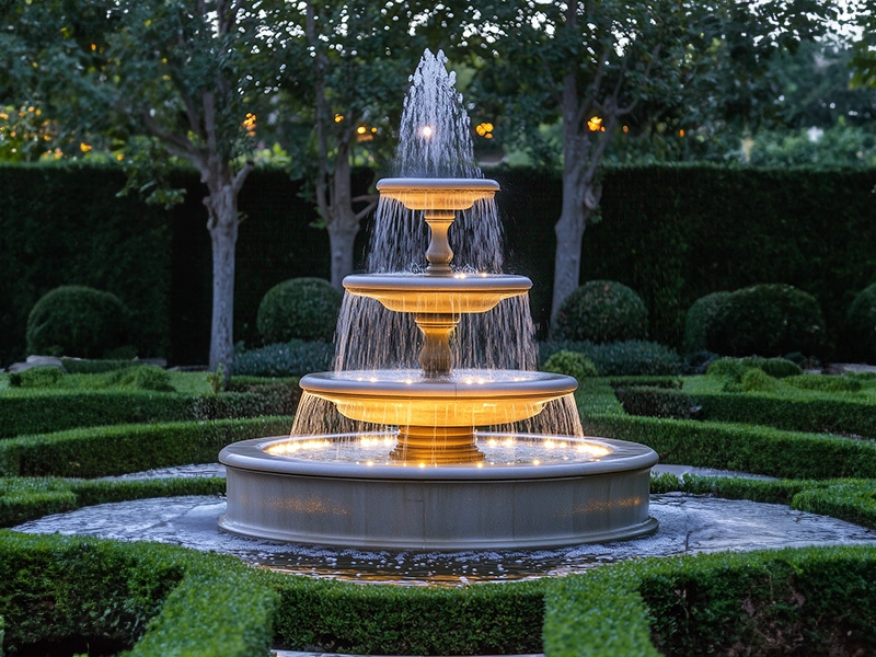 Entrance-Fountain Entrance-Fountain